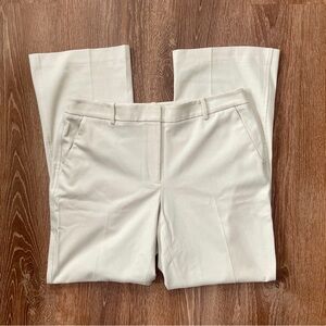 White House Black Market Size 12P 12 Petite The Boot Off White Dress Pants